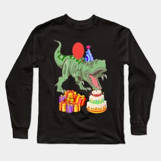 T-REX BIRTHDAY Long Sleeve T-Shirt